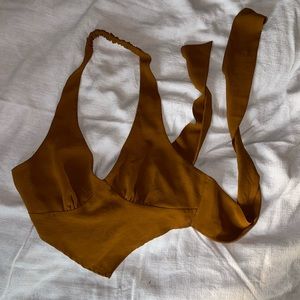 FOREVER 21 - Dusty orange halter neck tank